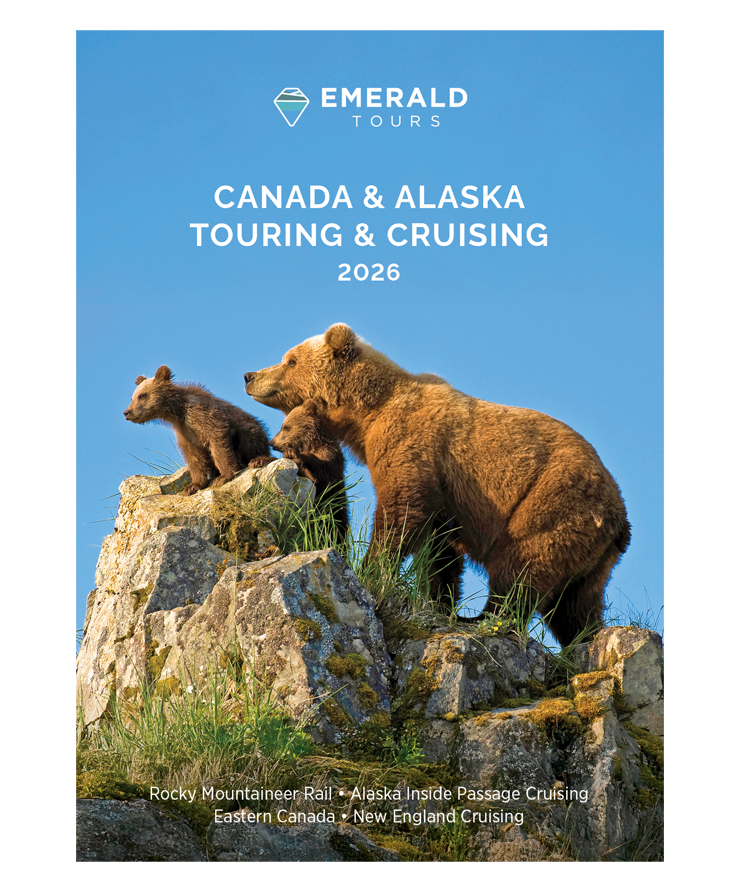 Emerald Canada & Alaska Touring & Cruising 2026 brochure cover