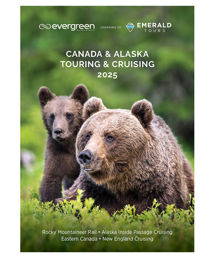 Emerald Tours Canada and Alaska Brochure Cover