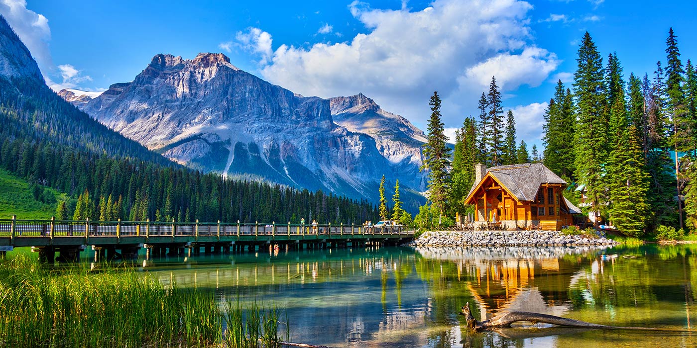 House on lake