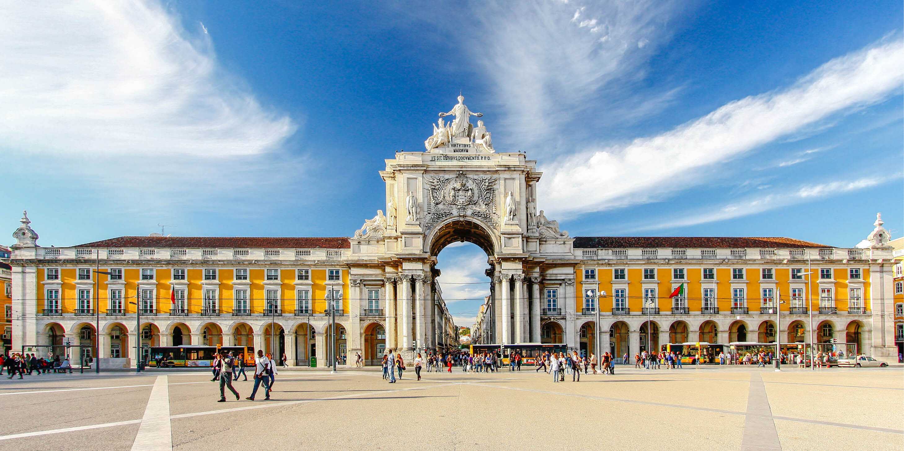 Praça do Comércio in Lisbon, Portugal