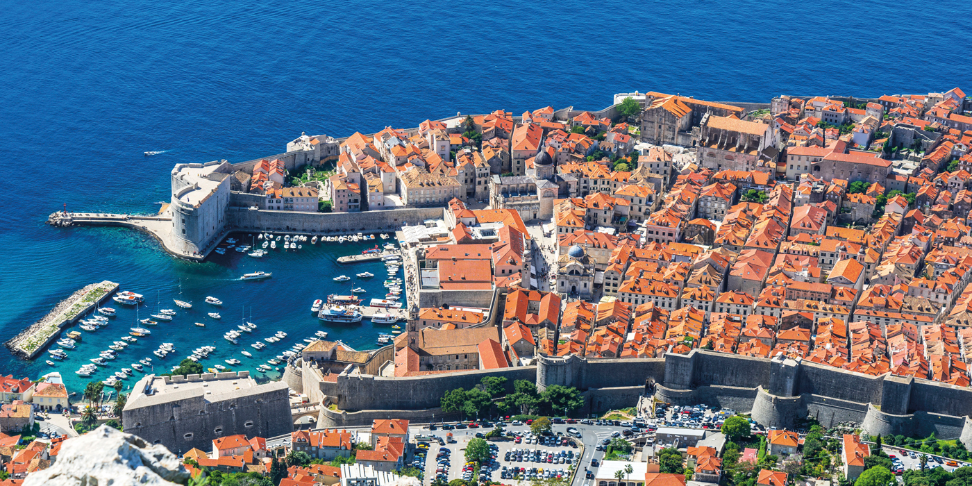 Aerial photo of Dubrovnik, Croatia