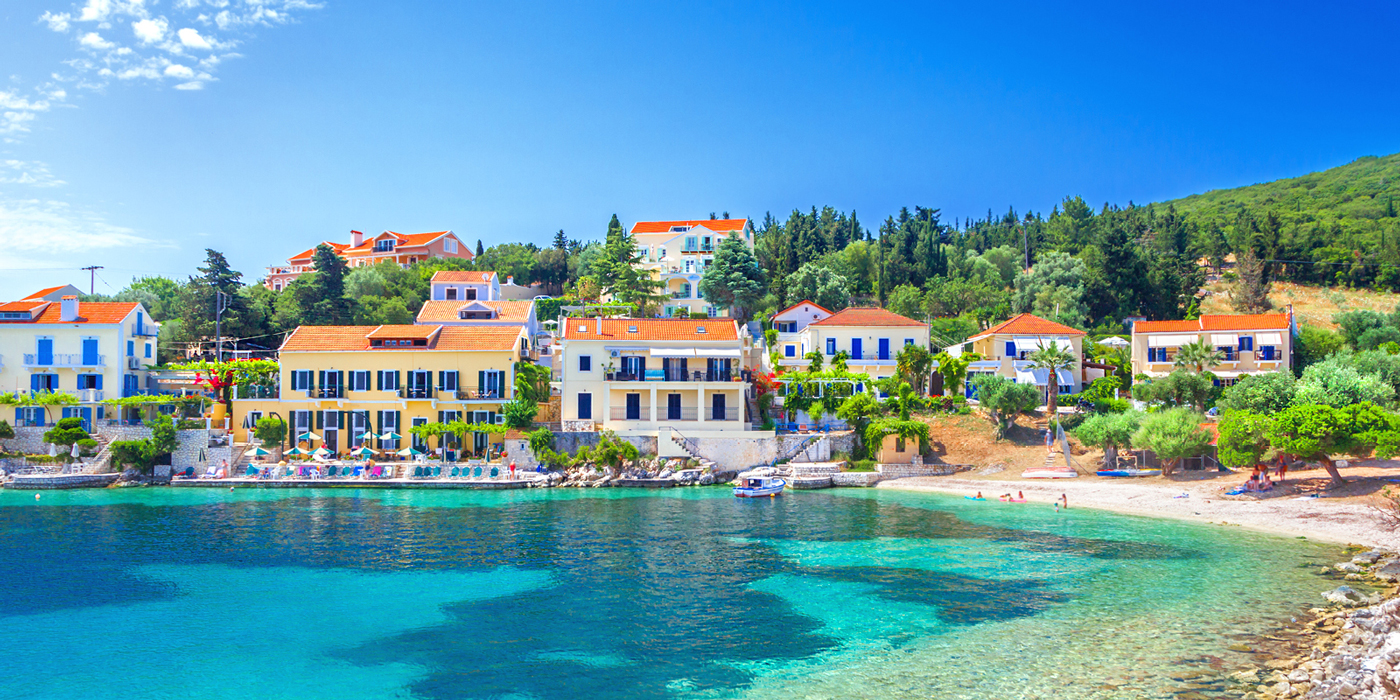 Coastal bay in Greece