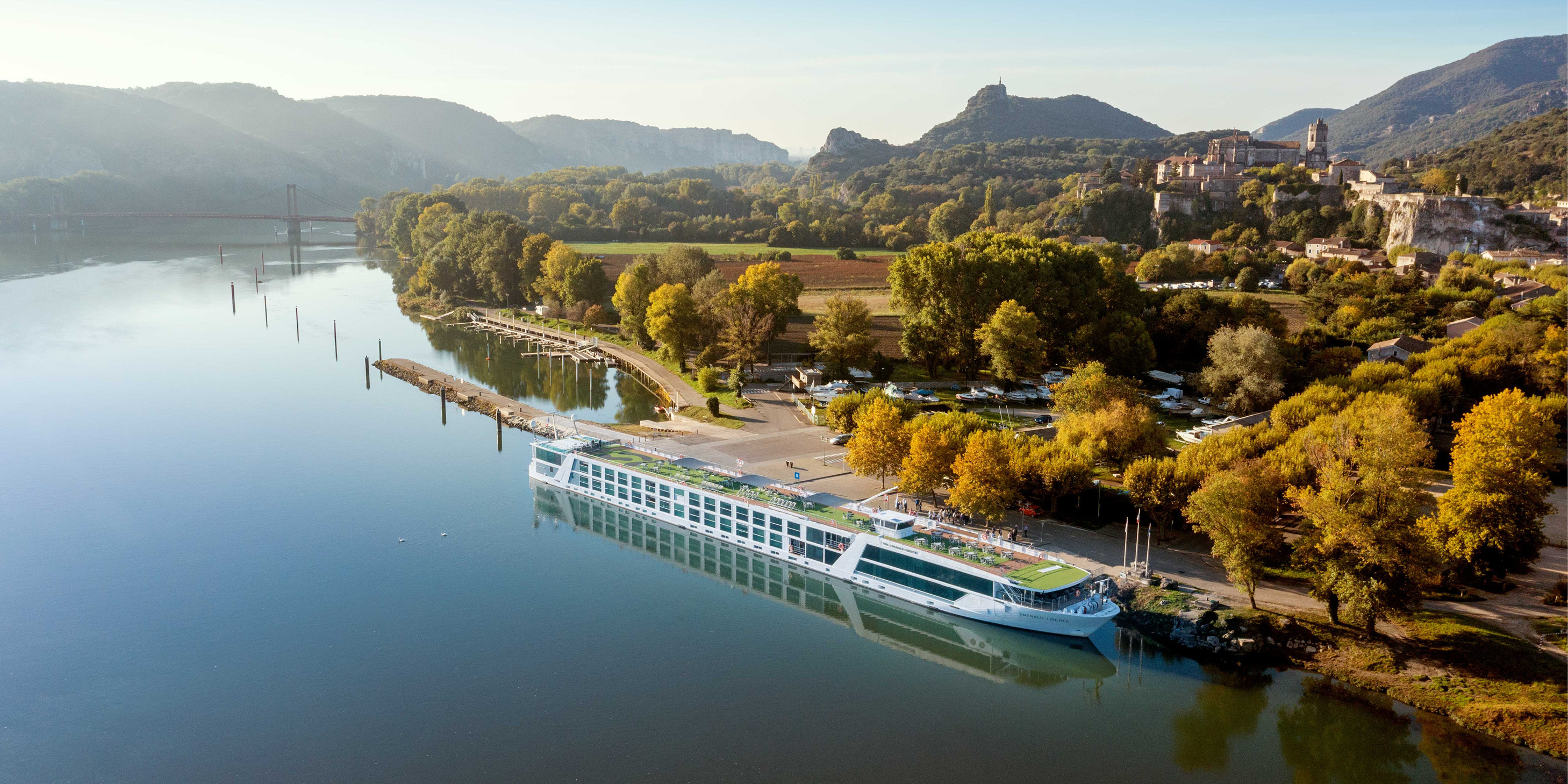 Emerald cruises Liberte in Viviers France