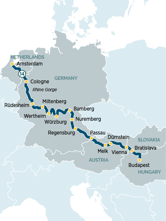 Tour Map of EWCR