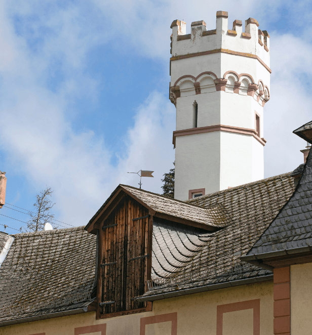 Charming town scenes in Rüdesheim, Germany