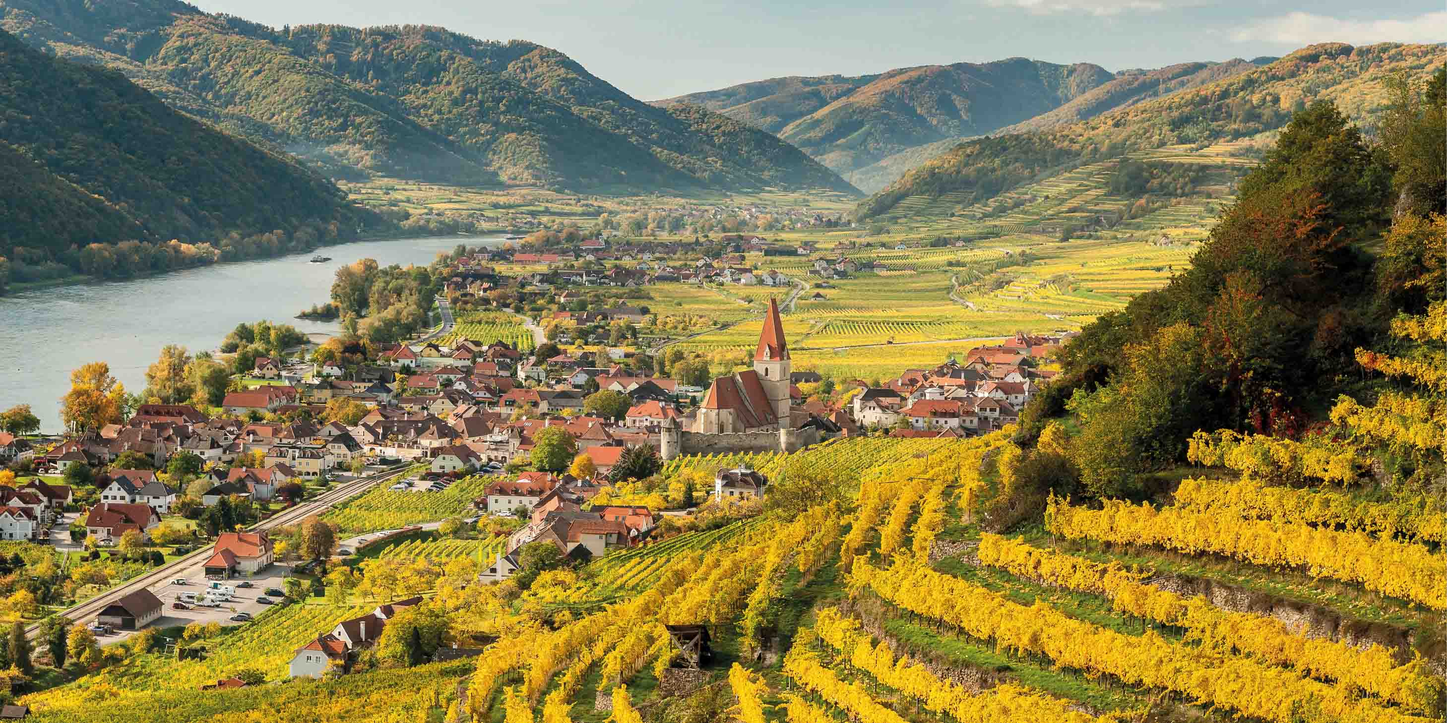 View over the Wachau Valley, Austria